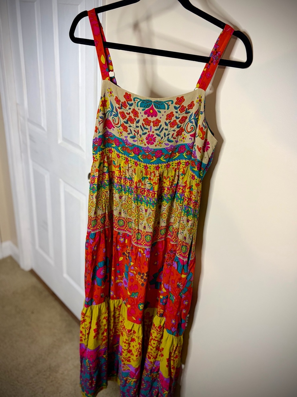 NATURAL LIFE Patricia Floral Tiered Maxi Dress # 1273 - Picture 2 of 13